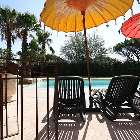 Superbe Climatisee Dans Parc Prive, Piscine * סן-מקסים